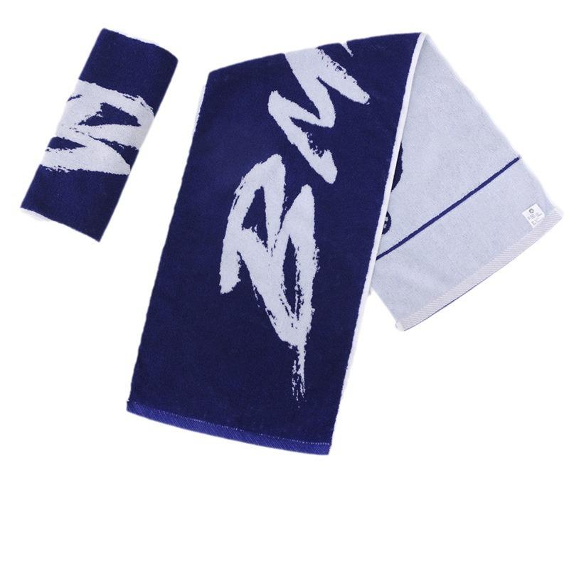 タオル スポーツ レディース メンズ 吸水 速乾 汗拭き 軽量 ジム 運動用 コットン 100 持ち運び 快適 蛍光色 桃色 青(x2)