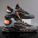 靴下 メンズ 男性用 紳士 カジュアルシューズ アウトドア 運動靴 スニーカー 厚底 ひも靴 黒 白 39 40 41 42 43 44