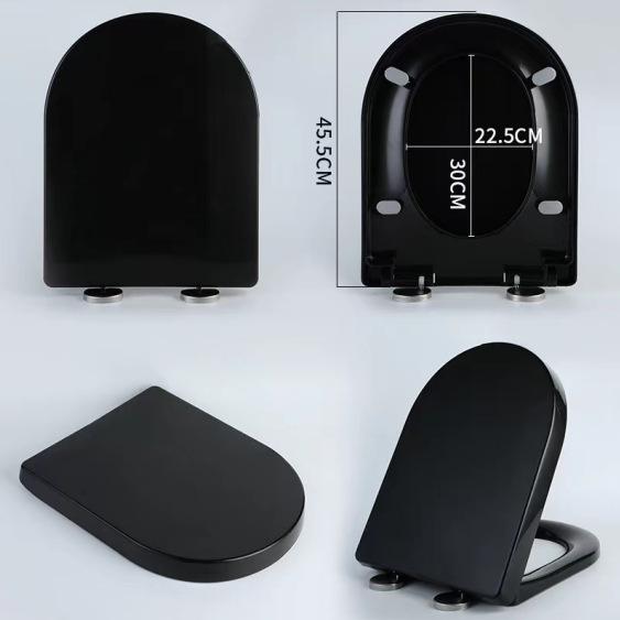 便座 各種 V型 U型 対応型 厚手 トイレ ふた カバー ホワイト ブラック 無地