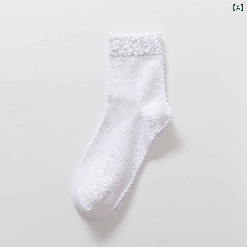 LINEAR shopの靴下 メンズ 男性用 綿 カジュアル スポーツ ソックス 秋冬 厚手 防臭 吸汗 短め 白 黒 グレー 紺 12足｜アングル2