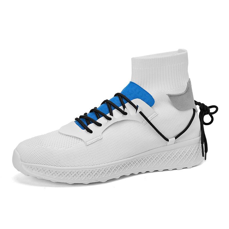 スニーカー メンズ 運動靴 ランニングシューズ トレーニング ソックスタイプ 通気性 スポーツ カジュアル 厚底 黒 白 グレー 春夏