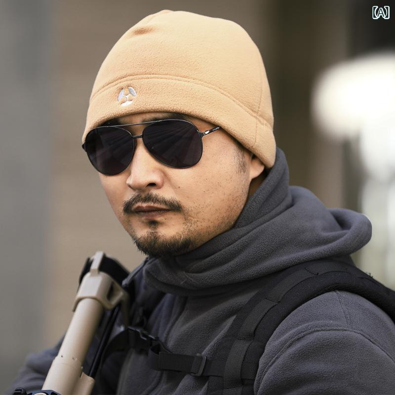 帽子 メンズ 男性用 フリース 登山 秋冬 加厚 防寒 保温 イヤーウォーマー 運動 ア...