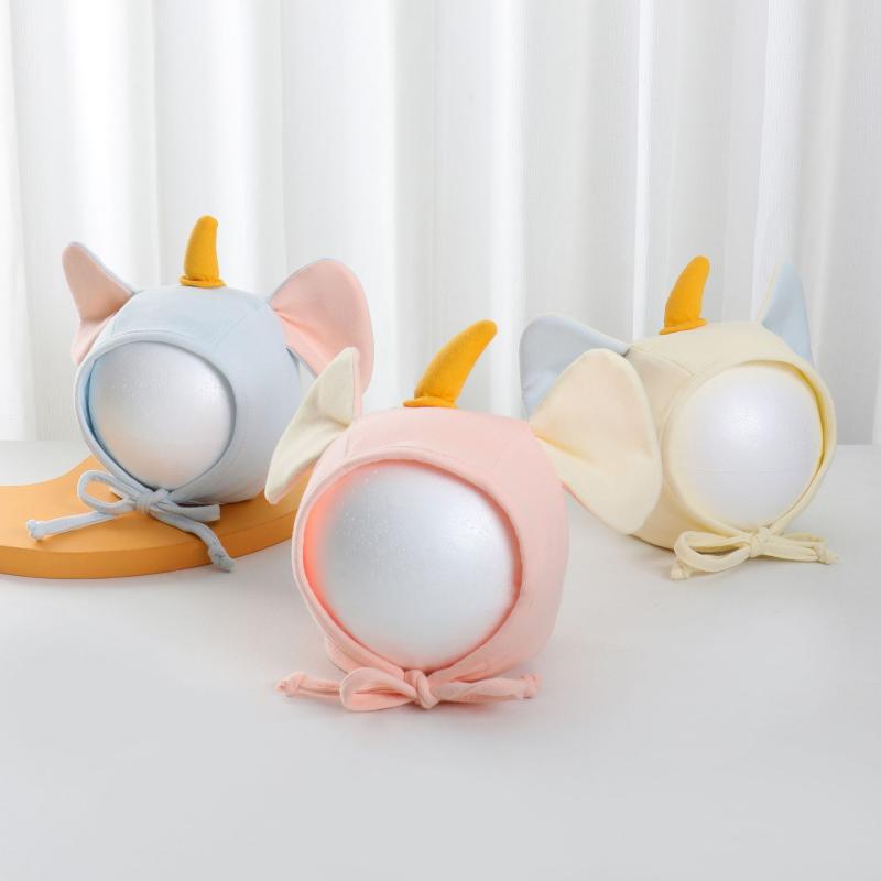 ベビー帽子 春秋 薄手 女の子 赤ちゃん 幼児 胎内帽子 新生児 秋冬 保温 耳保護 男の子 綿 かわいい 1歳 2歳 調整可能 ピンク系 ブルー・カテゴリ: -・対象: キッズ・素材: 綿・主な素材の含有量: 96%以上・スタイル: かわいい.プリンセス.小清新.童趣・カラー: 浅黄色.ピンク.ブルー.ピンク（加绒版）.ブルー（加绒版）.浅黄色（加绒版）・サイズ: 48cm（調節可能）・帽子のつば: 無し・帽子のトップスタイル: ラウンド・機能: 遮陽