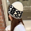 ニット帽 レディース メンズ 大頭 囲 男女兼用 防寒 ニット帽子 秋冬 ビーニー ケア帽子 ゆったり 暖かい やわらかい ミックスカラー