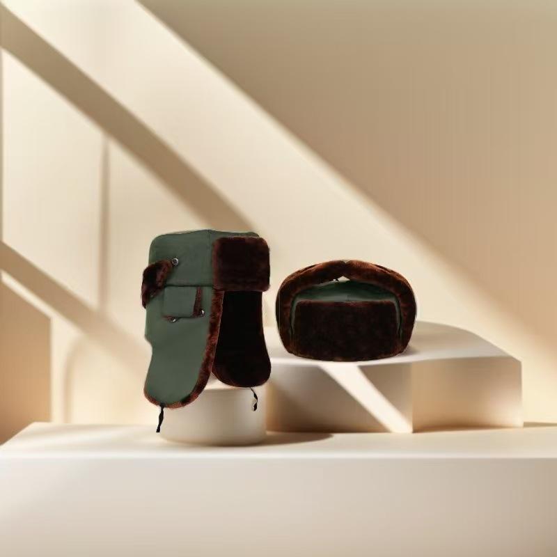 帽子 メンズ 防寒 雷鋒帽 厚手 保温 冷庫 作業帽 ワークキャップ お年寄り 祖父 地方 無地 シンプル 秋冬