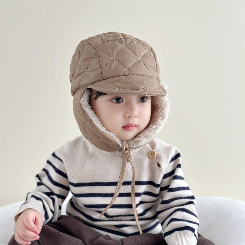 帽子 キッズ 子供用 雷鋒帽 秋冬 防寒 防風 イヤーマフ付き あったか かわいい 男の子 女の子 1歳 2歳 ..