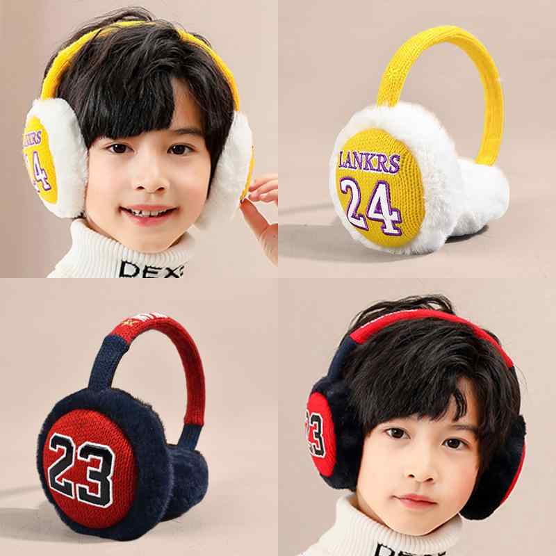 耳あて キッズ 男の子 女の子 防寒 イヤーマフ 毛糸 秋冬 伸縮 調節可能 かわいい カートーン柄 通学 普段使い