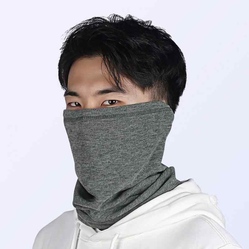 ネックウォーマー 男女兼用 防寒 マスク 护耳 フェイスカバー 暖かい 柏カーボングレー 暖灰 サラカ 花灰 星云ブルー ベビーイエロー(x2)
