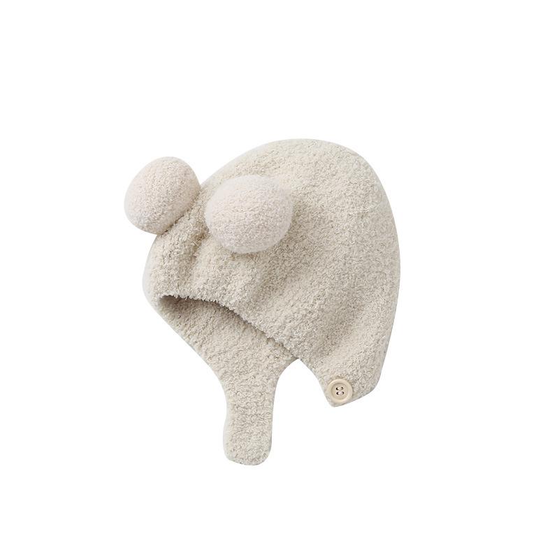 ニット帽 ベビー キッズ 子供 珊瑚绒 秋冬 防寒 保温 耳当て付き かわいい 男の子 ...
