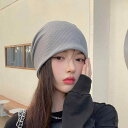 帽子 レディース 秋冬 ビーニー 护耳帽子 ニット帽 帽子 室内帽子 防寒 対策 速乾 通気 锥形 黒 グレー 棕色