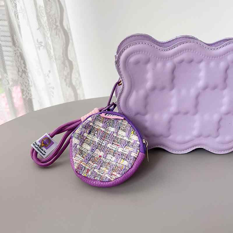 零钱包 レディース ミニ ポリエステル かわいい イヤホンケース 口紅 キーケース 収納 バッグ ポーチ ..