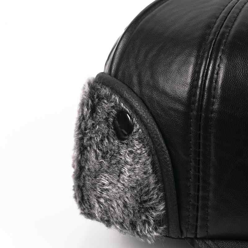 帽子 メンズ 男性用 秋冬 レザー 防寒 保温 耳あて付き シニア 高齢者 紳士 普段使い グレー ブラック・カテゴリ: キャップ・素材: 人造皮革・色: グレー.ブラック・対象: 冬・スタイル: 简约・つばの形状: 短い・トップの形状: 丸い・機能: 保温・流行要素: 無し・加工方法: -