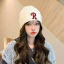 ニット帽 レディース 秋冬 韓国 保温 ビーニー ケーブル編み ニットキャップ かわいい 無地 小顔効果 防寒 おしゃれ(x2)