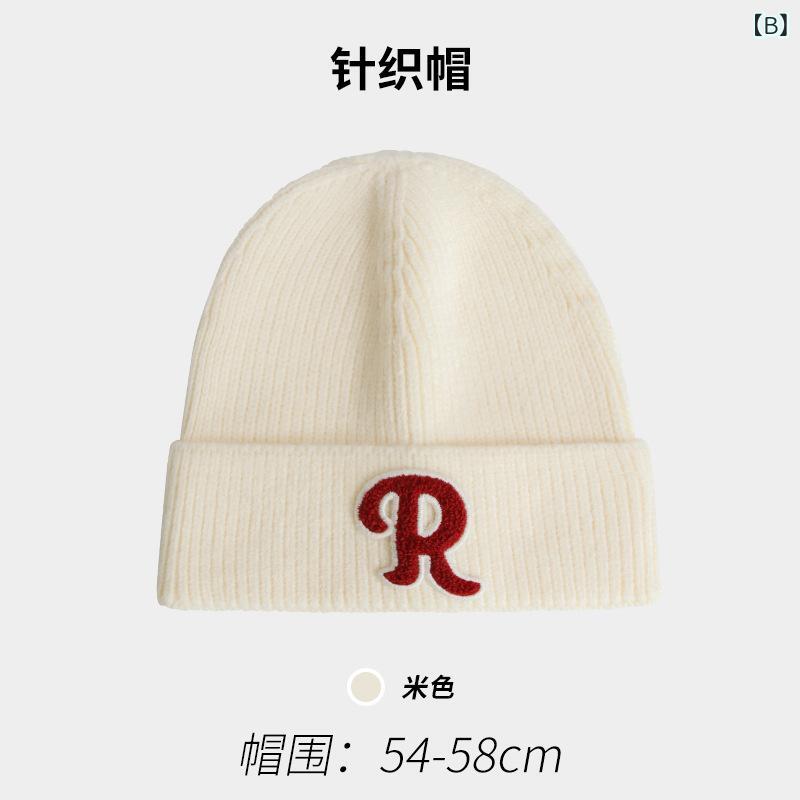 ニット帽 レディース 秋冬 韓国 保温 ビーニー ケーブル編み ニットキャップ かわいい 無地 小顔効果 防寒 おしゃれ(x2)