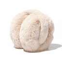 イヤーマフ レディース 防寒 耳あて 秋冬 かわいい ふわふわ 無地 白 ベージュ ピンク系 ブラック グレー パープル あったか グッズ