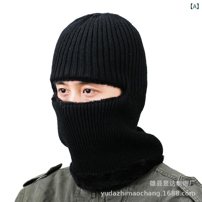 ニット帽 メンズ 男性用 冬用 防寒 保温 フェイスガード イヤーマフ 暖かい 毛糸 編み込み 伸縮性 ブラック グレー ネイビー ワインレッド・カテゴリ: ニット帽・対象: 大人・素材: 針織・カラー: ブラック.グレー.ネイビー.ワインレッド・サイズ: フリーサイズ（伸縮性あり）・機能: 保温.防風.日よけ・スタイル: 韓国・帽子のつば: なし・帽子のトップ: 丸い・加工方法: 機械刺繍・流行の要素: 自然