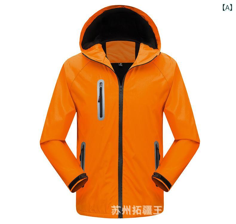 マウンテンパーカー メンズ 防寒 フリース裏地 アウター 登山ウェア アウトドアウェア 防風 防水 撥水 多機能 ジャンパー ブルゾン 釣り ウェア 秋冬用 オレンジ レッド ブラック ブルー ネイビー