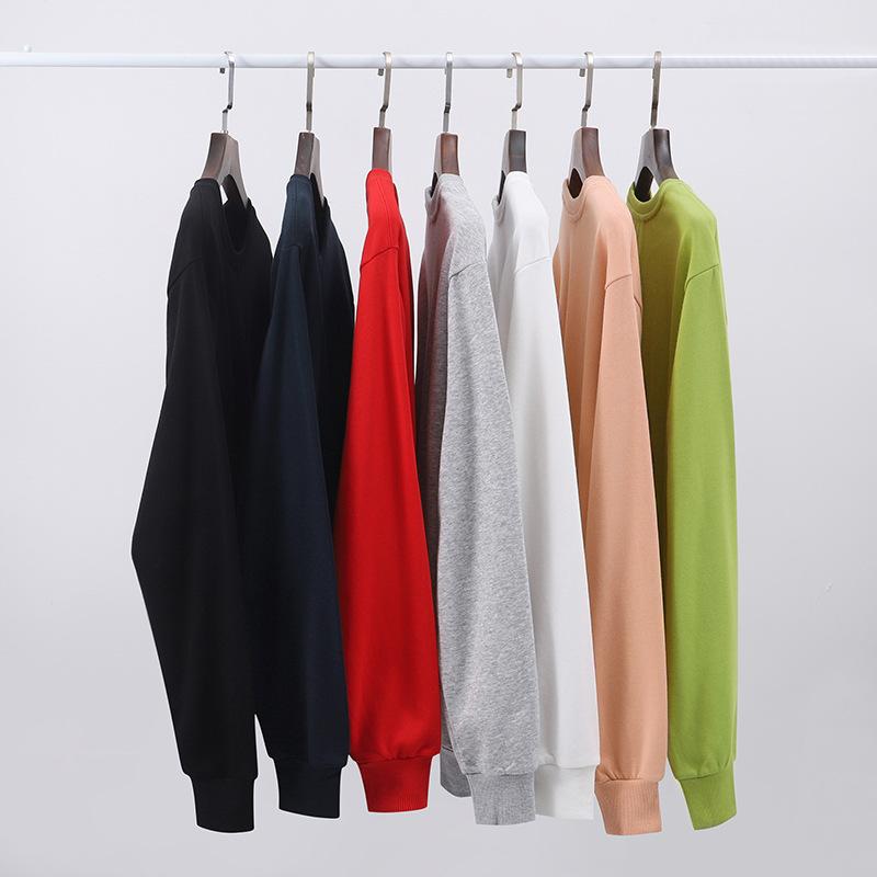 スウェット レディース メンズ ラウンドネック 長袖 コットン 春秋 トップス プルオーバー トレーナー 無地 オーバーサイズ ゆったり 白 黒 赤 紺