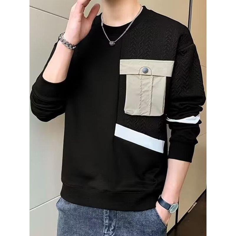 Tシャツ メンズ 長袖 カットソー プルオーバー トレーナー トップス 男性用 春秋 薄手 ポリエステル プリント柄 カジュアル スポーティー ルームウェア 普段使い・スタイル: アメリカンレトロ・カテゴリ: スウェット/トレーナー・袖丈: 長袖・柄: プリント・ネックライン: クルーネック・タイプ: プルオーバー・厚さ: 薄手・フィット: ゆったり・対象: メンズ・素材: ポリエステル繊維96%以上・カラー: 杏色.黒.白.グレー.赤.青・サイズ: M.L.XL.2XL.3XL・対象年齢: 成人・重さ: 約180g～250g