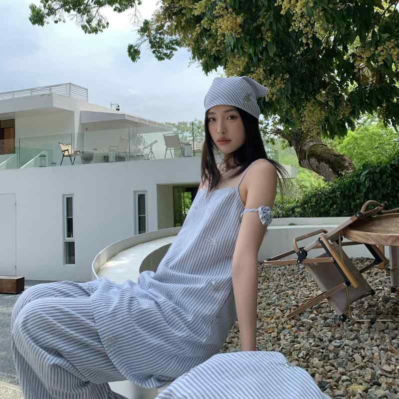 バンダナ レディース 薄手 通気性 ストライプ 三角巾 ヘアバンド スパンコール シェル 刺繍