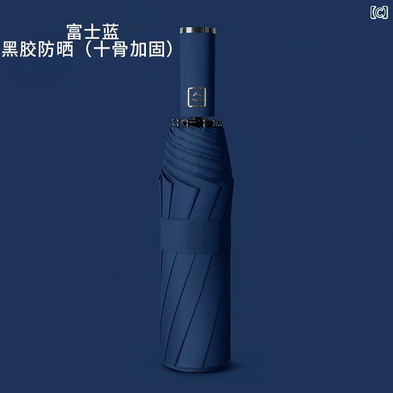 女性用 全自動 傘 晴雨 強化 日焼け防止 紫外線カット 男性用 丈夫 サンシェード 大雨 特化 グリーン ブラック レッド ピンク ブルー