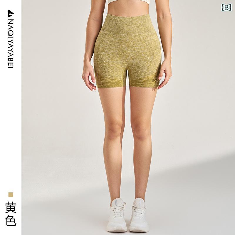 ショートパンツ レディース スポーツ 高機能 速乾 ヨガパンツ 高腰 腹押さえ ヒッ...