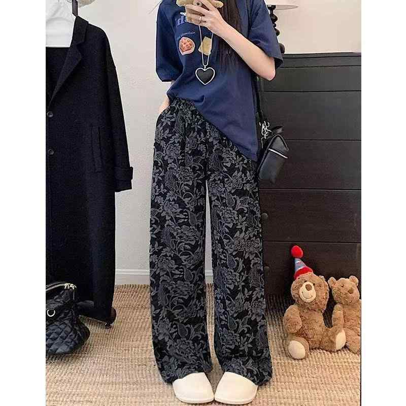 パンツ レディース ワイドパンツ 春夏 高腰 涼しい 接触冷感 ポリエステル ゆったり 文芸復古 カシュー..