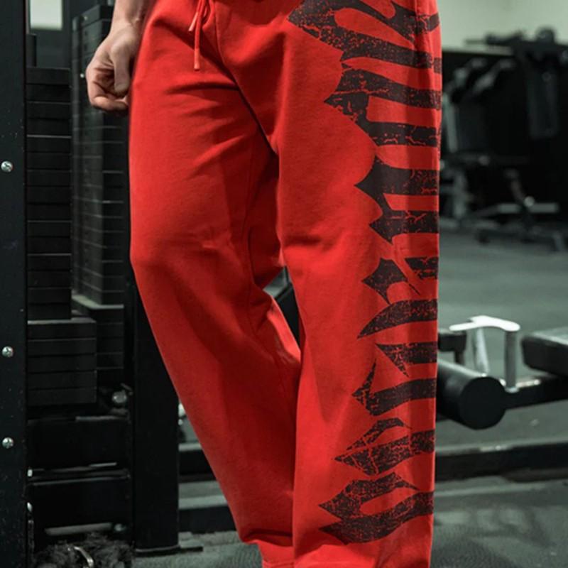 パンツ 男性用 大花柄 スポーツ ウェア トレーニング ランニング ルームウェア 部屋着 ワイドレッグ ゆ..