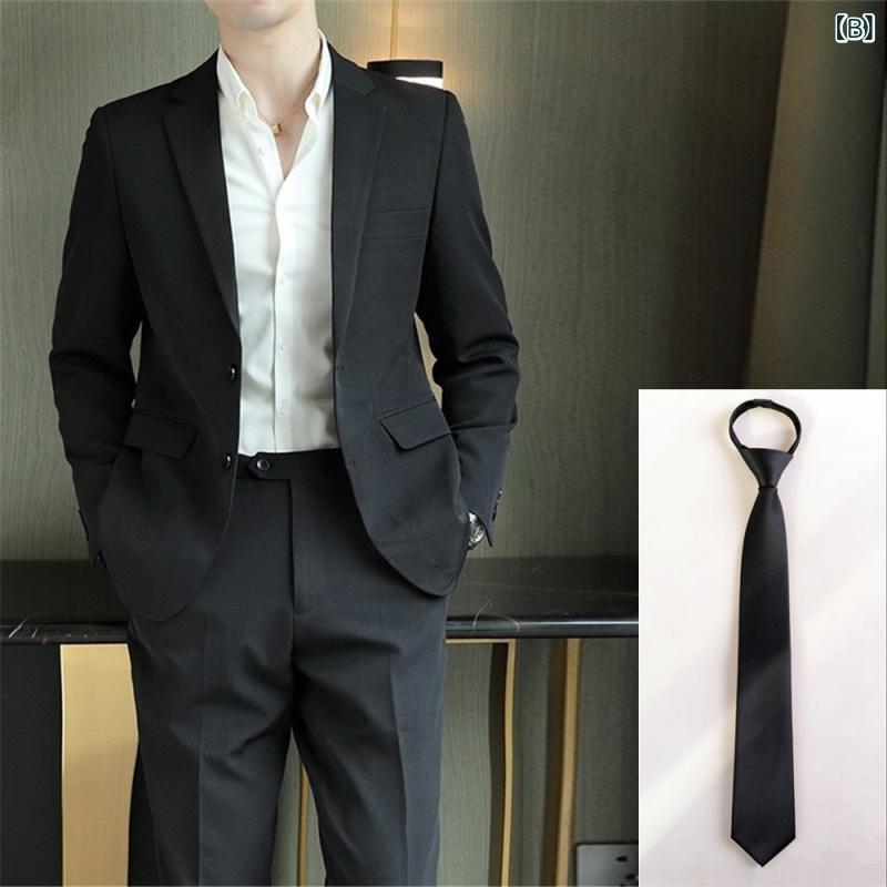 スーツ メンズ ビジネス フォーマル 男性用 春物 ブラック 黒 セットアップ 上下セット 2点セット ジャケット パンツ ズボン スラックス 紳士服 仕事着 オフィス 通勤用 スリムフィット