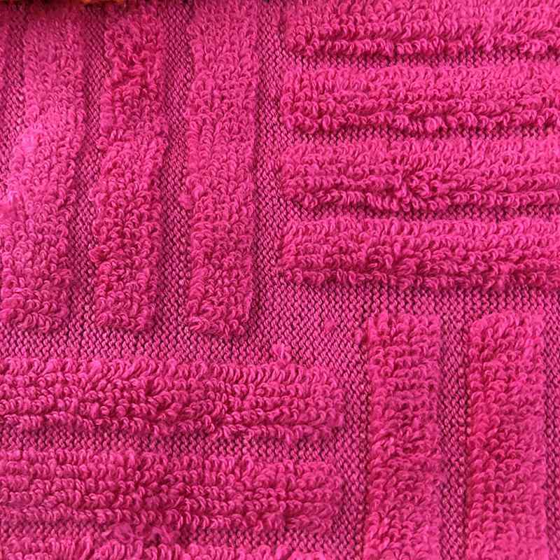 生地・布地 秋冬 平織り コットン ポリエステル ジャカード タオル生地 無地 染色 レッド オレンジ系 ..