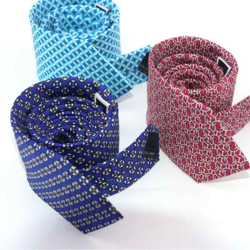 ネクタイ メンズ 男性用 フォーマル ビジネス 深い色 8cm幅 職業 紳士用 シャツ 手結び 全真 絹 碎花柄(x2)