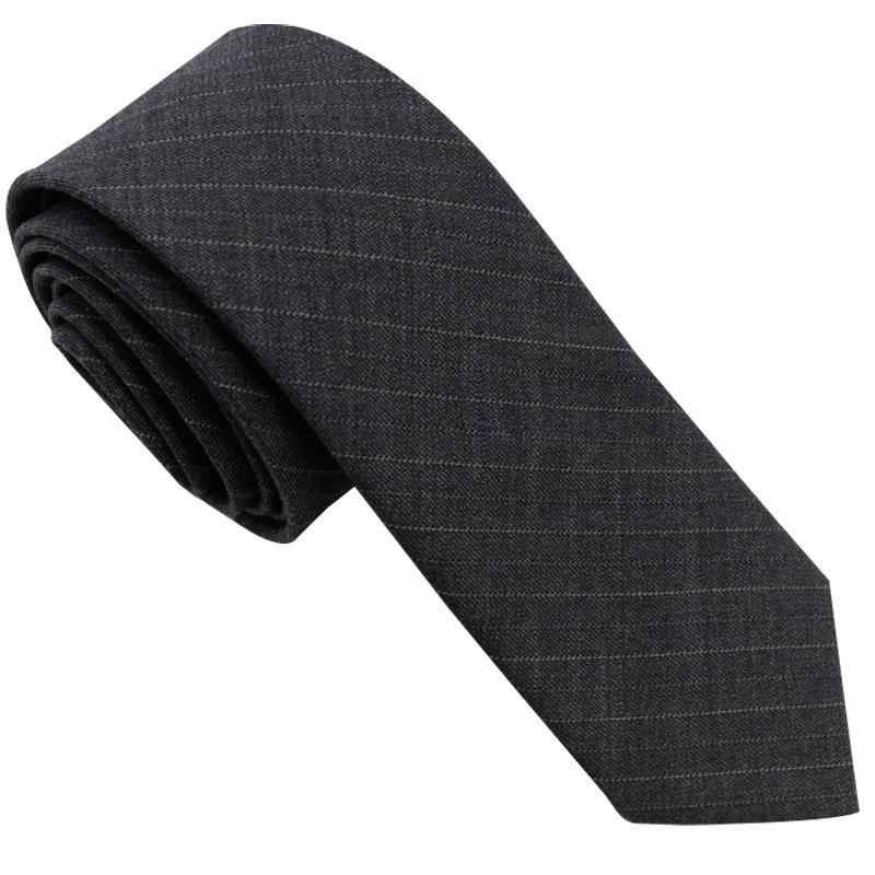 楽天LINEAR shopネクタイ 男性用 羊毛 ウール 英国風 レトロ ビジネス フォーマル スリム 細身 ストライプ 千鳥格子柄 ダークグレー グレー ブラック ブルー（x10）