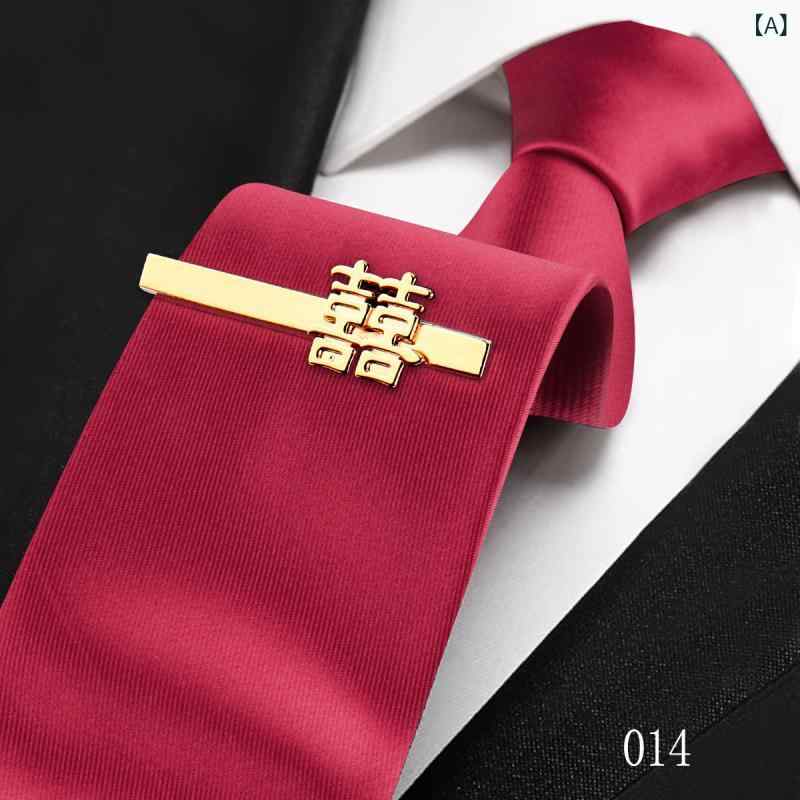 Other - ネクタイ メンズ 男性用 結婚式 婚礼 新郎 ストライプ柄 慶事用 フォーマル ビジネス 赤 レッド系 ポリエステル