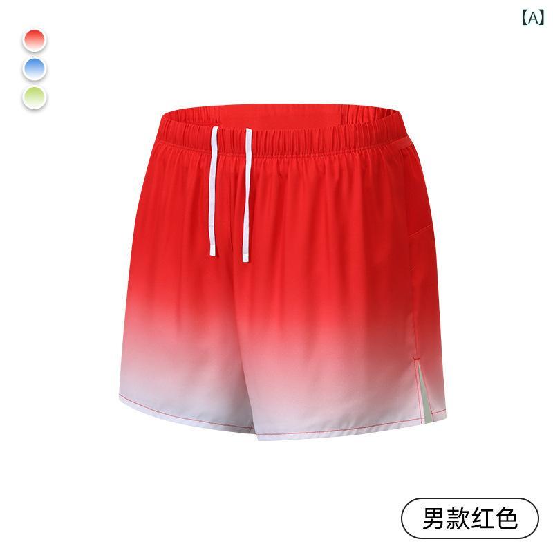 ハーフパンツ レディース メンズ スポーツパンツ ランニングパンツ ポケット付き ...