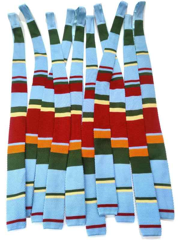 ネクタイ レディース メンズ ニット 手編み ボーダー柄 服飾小物 写真撮影用 小道具 ブルー系・カテゴリ: 領帯・スタイル: カジュアル・素材: ポリエステル・柄: ストライプ.無地・カラー: ブルー・性別: ユニセックス・対象年齢: 成...