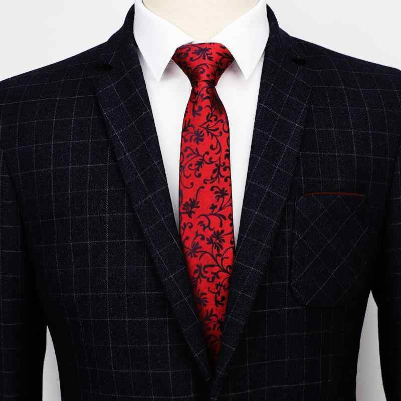 ネクタイ 男性用 フォーマル ビジネス レギュラー幅 ポリエステル ジャカード 織り スタイル 配色 レッド イエロー グリーン ブルー パープル ブラック ホワイト ゴールド シルバー ネイビー 花柄 グレー ピンク オレンジ ブラウン ベージュ(x2)