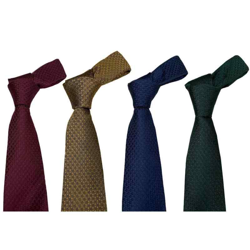 ネクタイ 男性用 豪華感 ネクタイ フォーマル 無地 ドット柄 ビジネス 紳士 緑 ブルー系 ワインレッド グレー チョコレート色