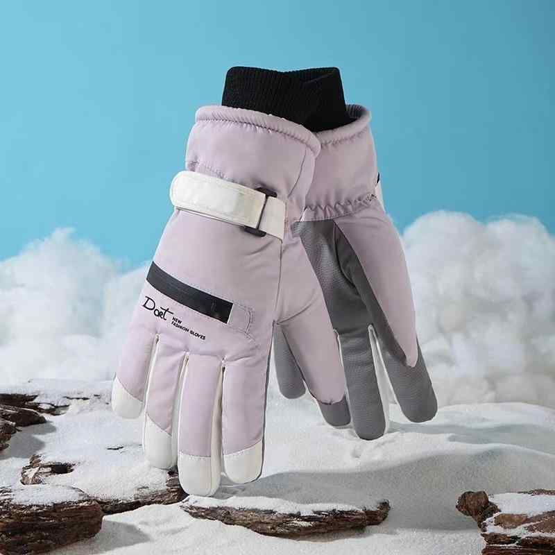 手袋 メンズ レディース スキー グローブ 防寒 防水 裏起毛 スマホ対応 自転車 バイク 運転 電車 通勤 ..