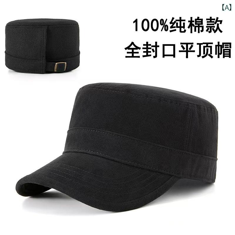 春秋に 男性 豪華 帽子 大きいサイズ フラット キャップ フルクローズ 屋外 通気性 サンハット.カラフ..