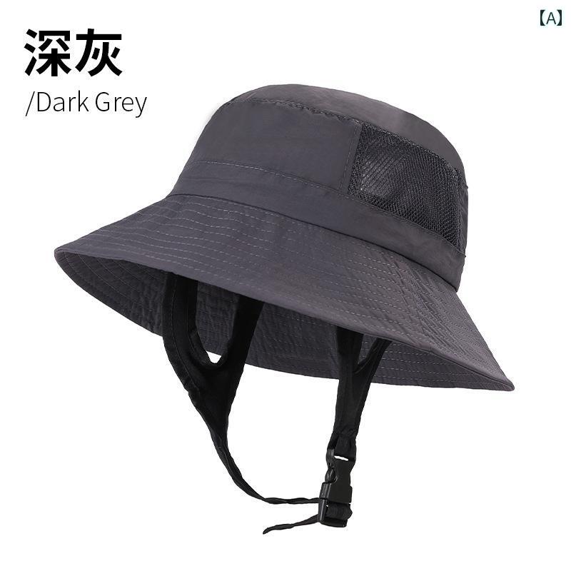 サーフ ハット メンズ 防水 速乾 通気性 つば広 サイクリング サンハット シーサイド フィッシャーマン 釣り 帽子.オシャレ