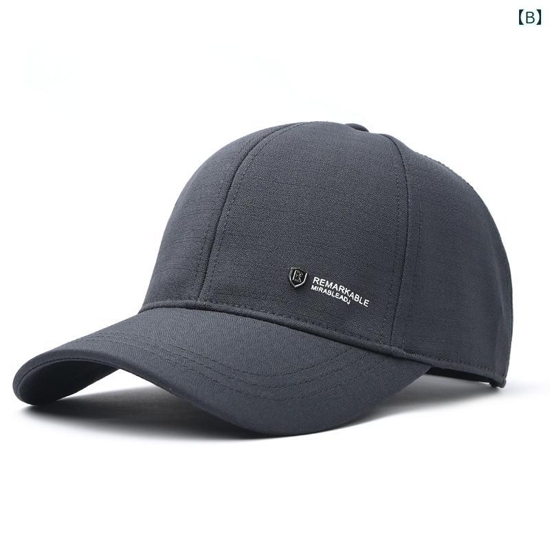 LINEAR shopの軽量 豪華 帽子 野球 帽 メンズ 通気性 メッシュ サンハット 日焼け防止 キャップ.カラフルカラーオシャレシンプルスタイル｜アングル2
