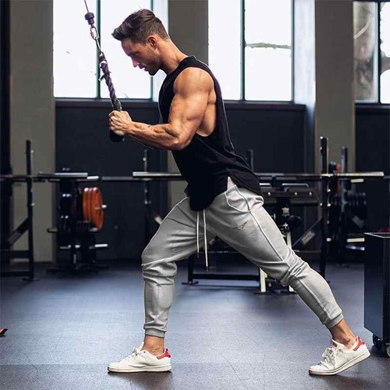 パンツ メンズ 男性用 トレーニングパンツ 運動 スポーツ ウェア 伸縮性 コットン スウェットパンツ ロングパンツ ランニング ジョギング 普段使い 部屋着 ブラック グレー