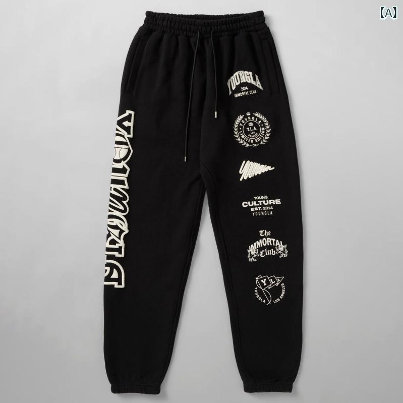 パンツ メンズ スポーツパンツ ランニング ウェア トレーニングパンツ 綿 伸縮性 ...