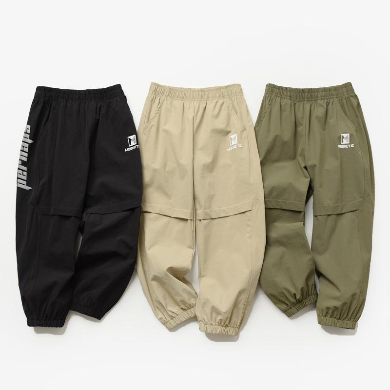 楽天LINEAR shop子供用パンツ キッズ 速乾性スポーツパンツ 薄手 男の子 女の子 ウエストゴム 伸縮性 中小学生 春夏秋 110cm～170cm 普段着 部屋着 レジャー