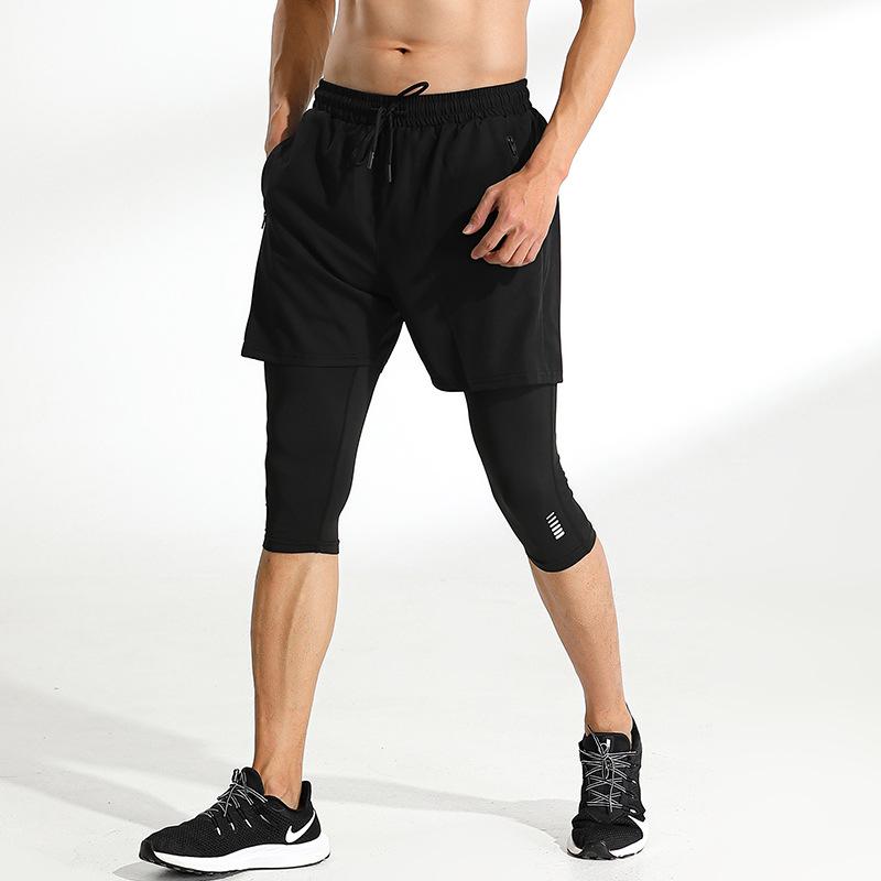 ハーフパンツ メンズ 男性用 スポーツ トレーニングパンツ 速乾性 吸湿性 通気性 ランニング 運動 普段使い ポリエステル ブラック グレー