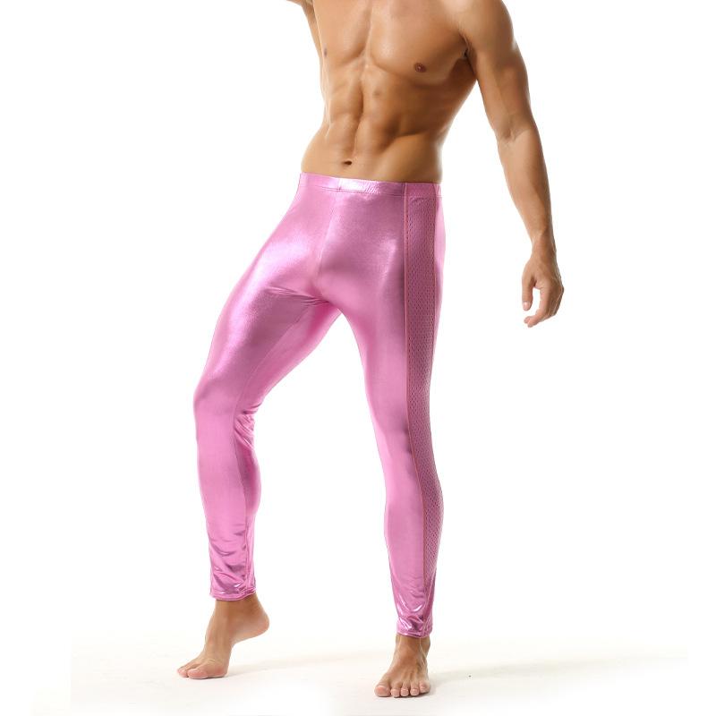 パンツ メンズ 男性用 光沢 スポーツレギンス ロングパンツ 接触冷感 ストレッチ ローライズ タイトフィット トレーニング ウェア 伸縮 通気性 ブラック ホワイト・カテゴリ: パンツ・パンツ丈: 長ズボン・対象: 男性・対象年齢: 成人...