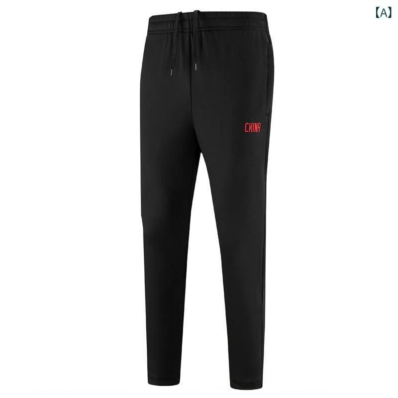 LINEAR shopのパンツ 男女兼用 スポーツウェア トレーニング ランニングパンツ 吸湿速乾 ジャージ トラックパンツ ポリエステル ブラック ネイビー ホワイト 春夏 秋｜アングル2