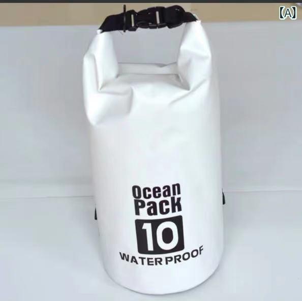 PVC 防水 バッグ バケット ビーチ ラフティング スイミング アウトドア バックパック 携帯電話 ポータ..