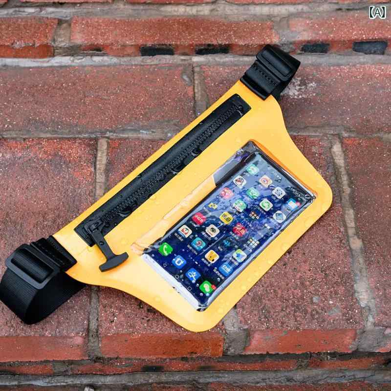 携帯電話 防水 バッグ 水泳 サーフィン ダイビング ラフティング 水しぶき フェスティバル ウエスト スマホ対応.オシャレ