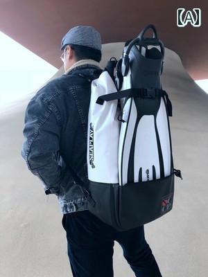 フィン＆ フリッパー バックパック ユニセックス 防水 スポーツ バッグ 30 L スキューバダイビング 用..